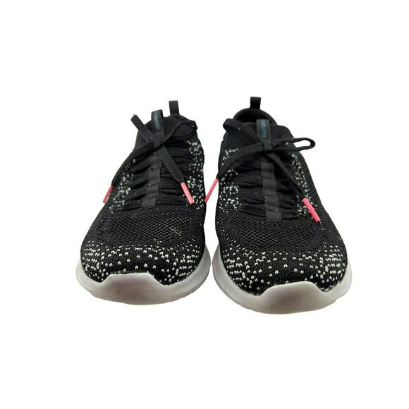 Skechers Women's Ultra Flex Twinkle Twinkle Trainers Black White Sneaker Size 7. - Picture 2 of 9